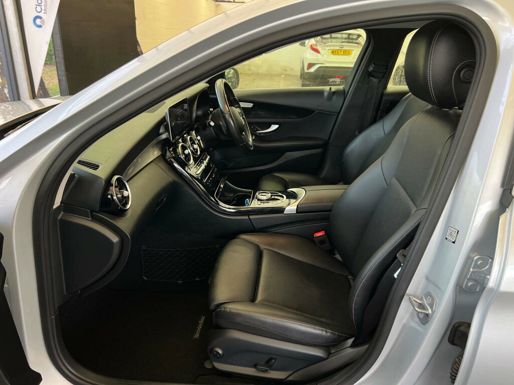 Mercedes-Benz C Class C 220 Amg Line Premium D Black #31