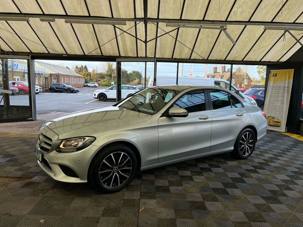 Mercedes-Benz C Class C 220 Amg Line Premium D Black #6