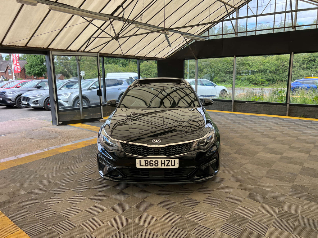 Kia Optima Estate Black #2