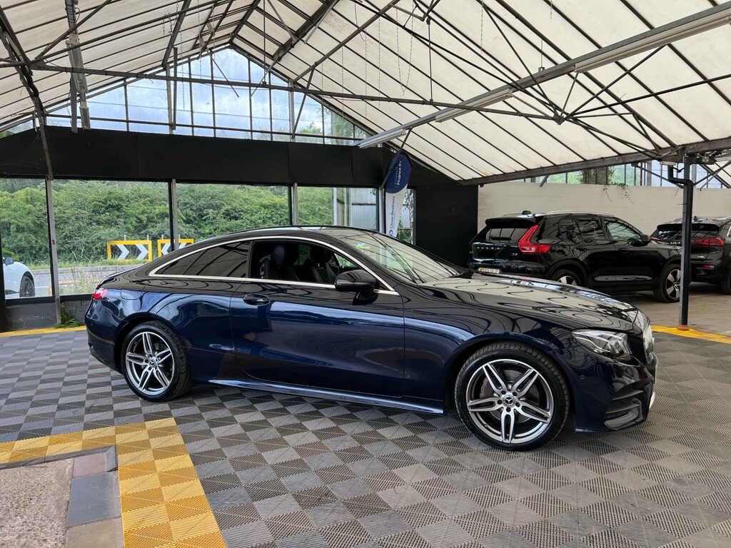Mercedes-Benz E Class Coupe Blue