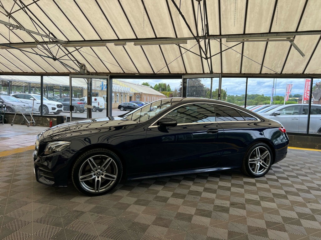 Mercedes-Benz E Class Coupe Blue #3