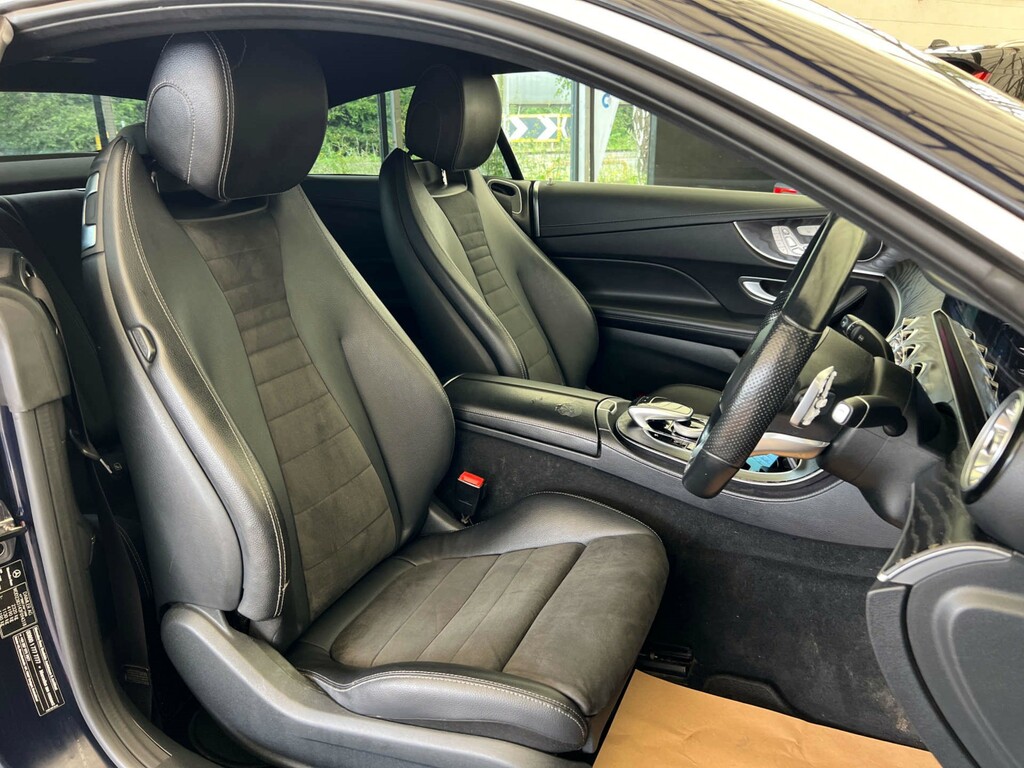 Mercedes-Benz E Class Coupe Blue #6