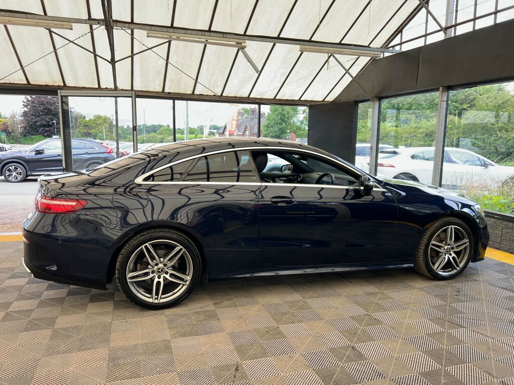 Mercedes-Benz E Class Coupe Blue #5