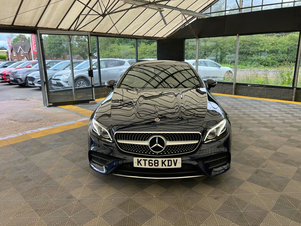 Mercedes-Benz E Class Coupe Blue #2