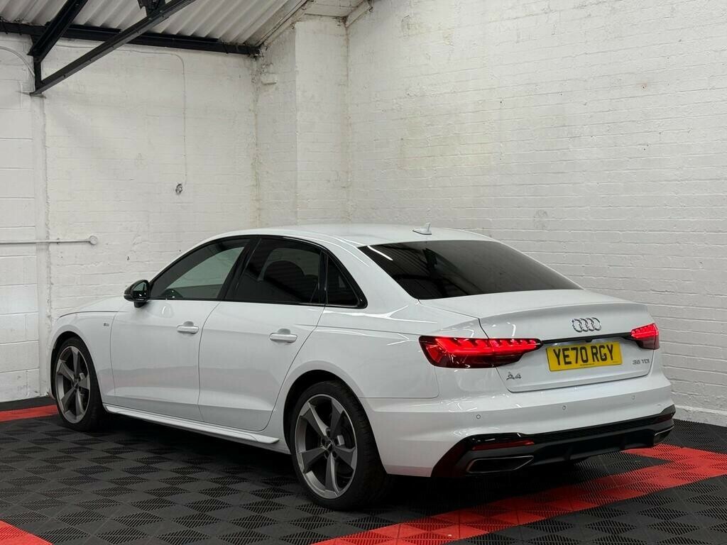 Audi A4 2.0 Tdi 35 Black Edition 202070 YE70RGY White #6
