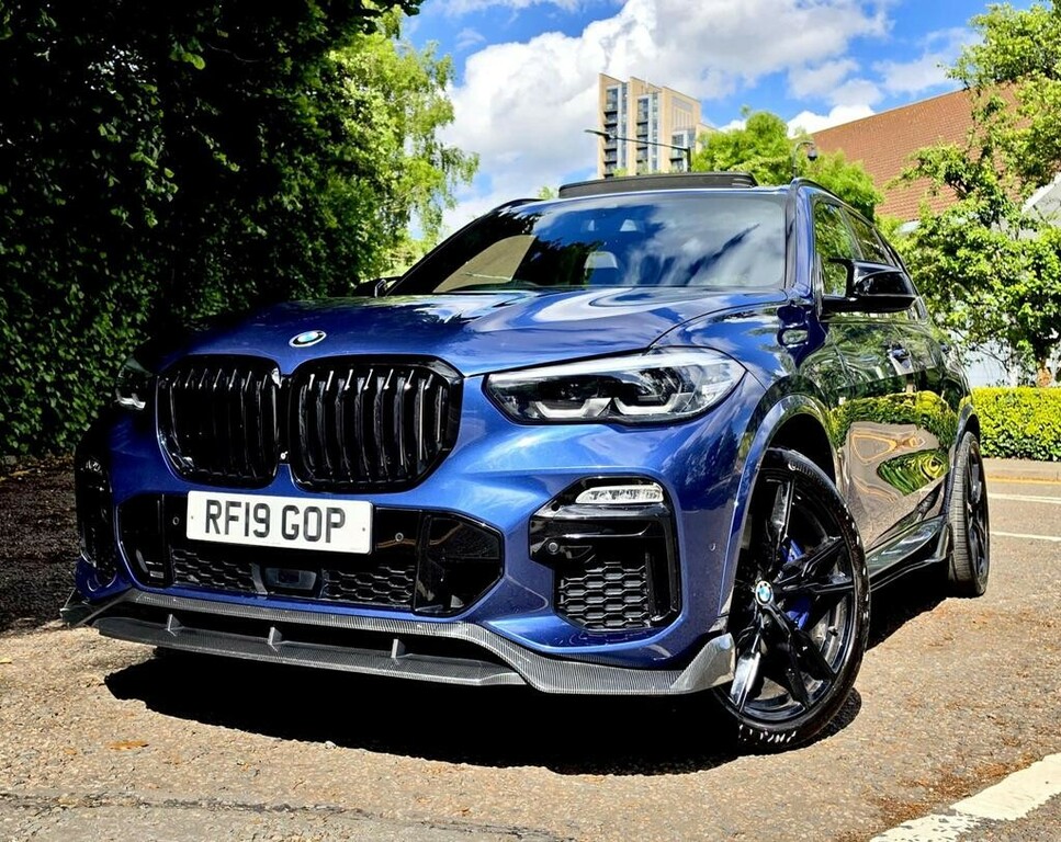 BMW X5 3.0 X5 M50d Blue #5