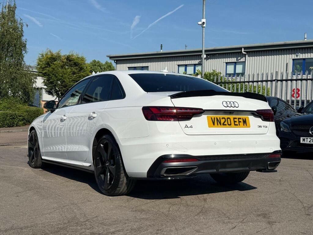 Audi A4 2.0 Tdi 35 Black Edition 202020 White #3