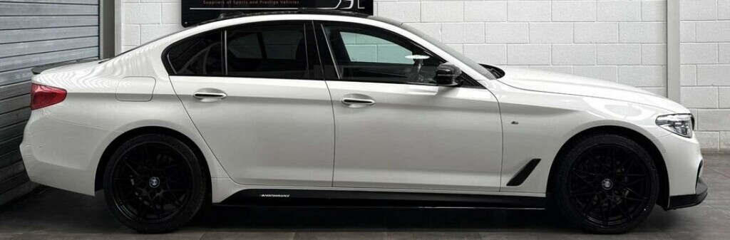 BMW 5 Series 3.0 530D Xdrive M Sport Saloon White #4