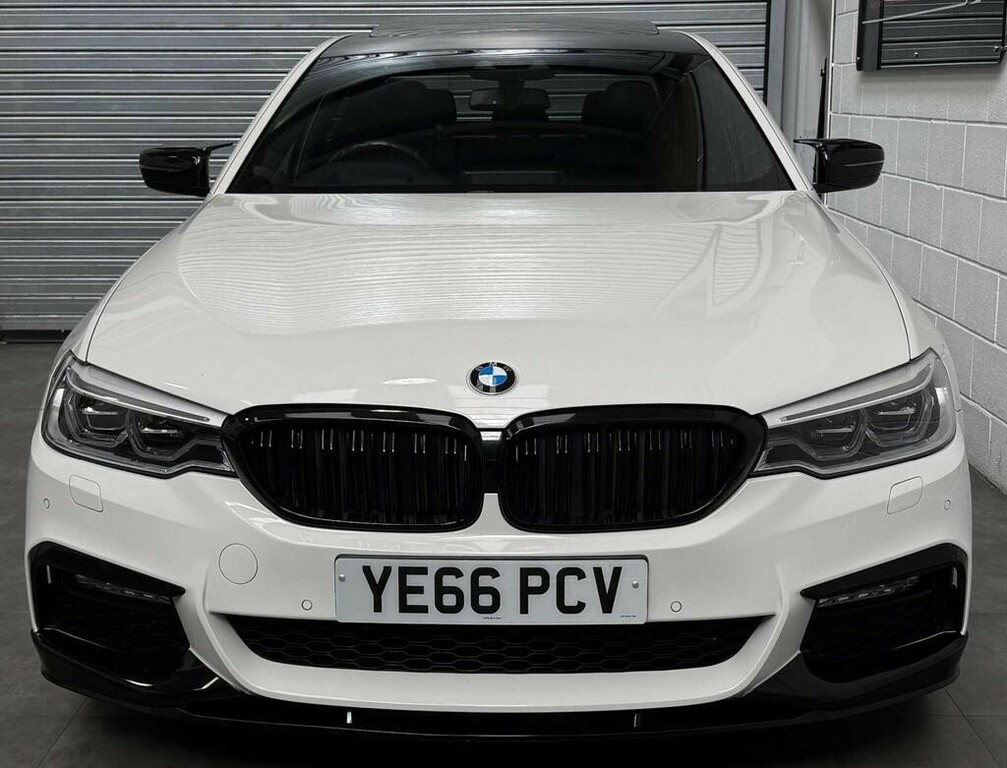 BMW 5 Series 3.0 530D Xdrive M Sport Saloon White #2