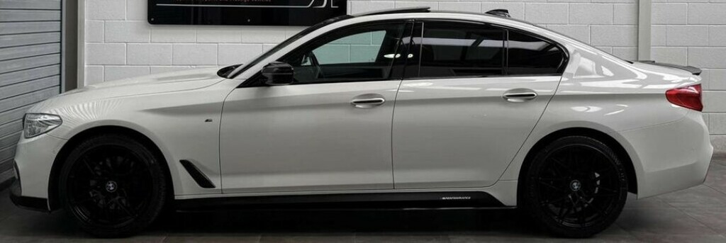 BMW 5 Series 3.0 530D Xdrive M Sport Saloon White #5