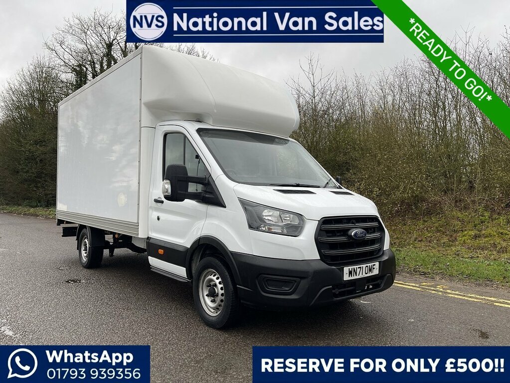 Ford Transit Custom 2.0 350 Ecoblue Leader Luton Rwd WN71OMF White