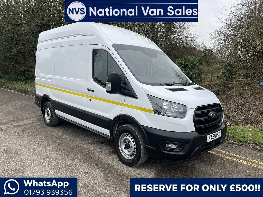 Ford Transit Custom 2.0 350 Ecoblue Leader Fwd L2 H3 Euro 6 Ss MA21UHZ White