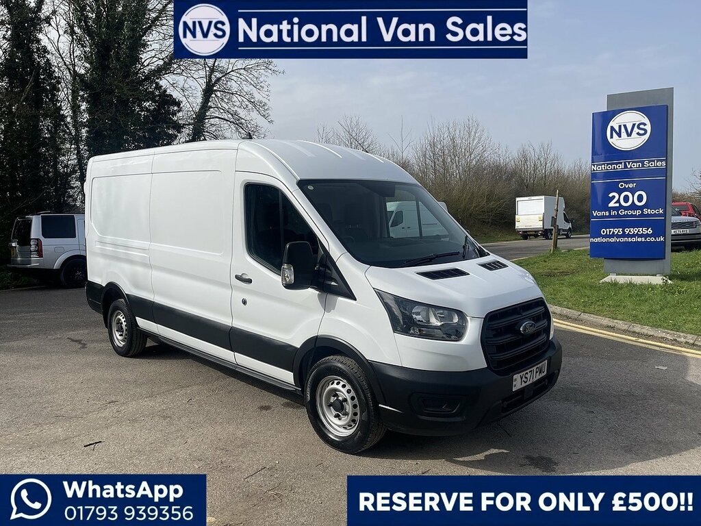 Ford Transit Custom 2.0 350 Ecoblue Leader Fwd L3 H2 Euro 6 Ss YS71PMU White