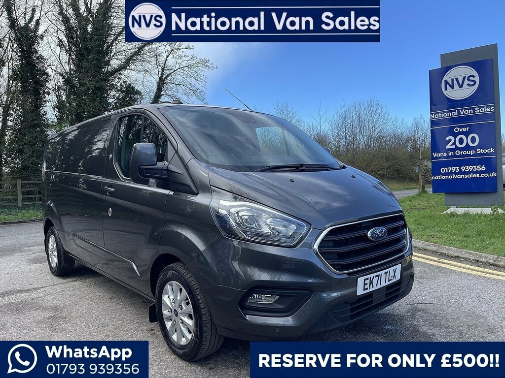 Ford Transit Custom 2.0 300 Ecoblue Limited L2 H1 Euro 6 Ss EK71TLX Grey