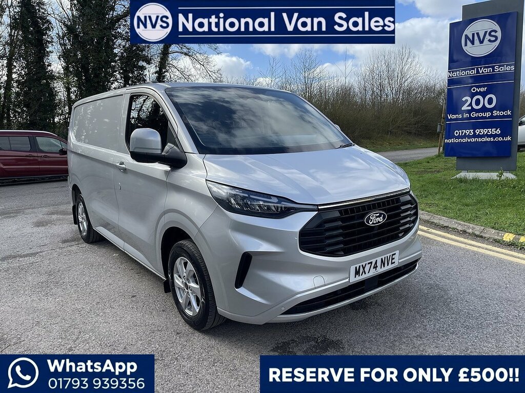 Ford Transit Custom 2.0 280 Ecoblue Limited L1 H1 Euro 6 Ss MX74NVE Silver