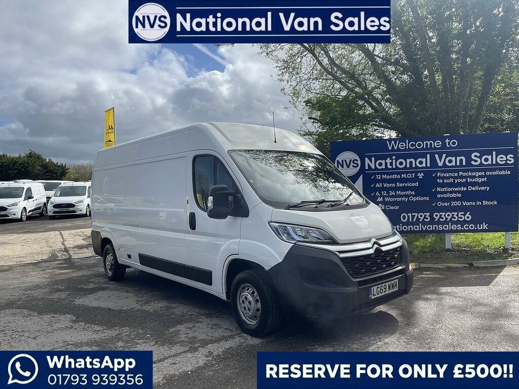 Citroen Relay 2.2 Bluehdi 35 Enterprise L3 High Roof Euro 6 Ss White