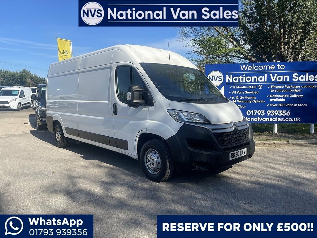 Citroen Relay 2.2 Bluehdi 35 Enterprise L3 High Roof Euro 6 Ss White