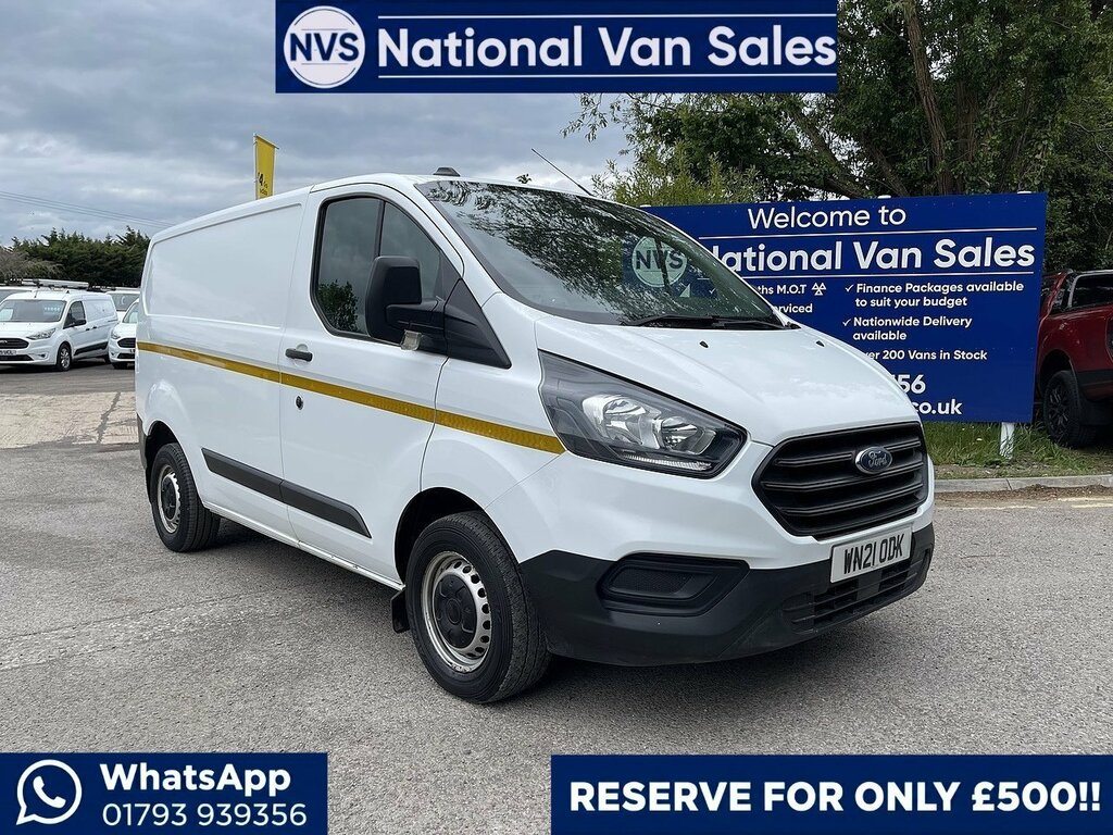 Ford Transit Custom 2.0 300 Ecoblue Leader L1 H1 Euro 6 Ss WN21ODK White