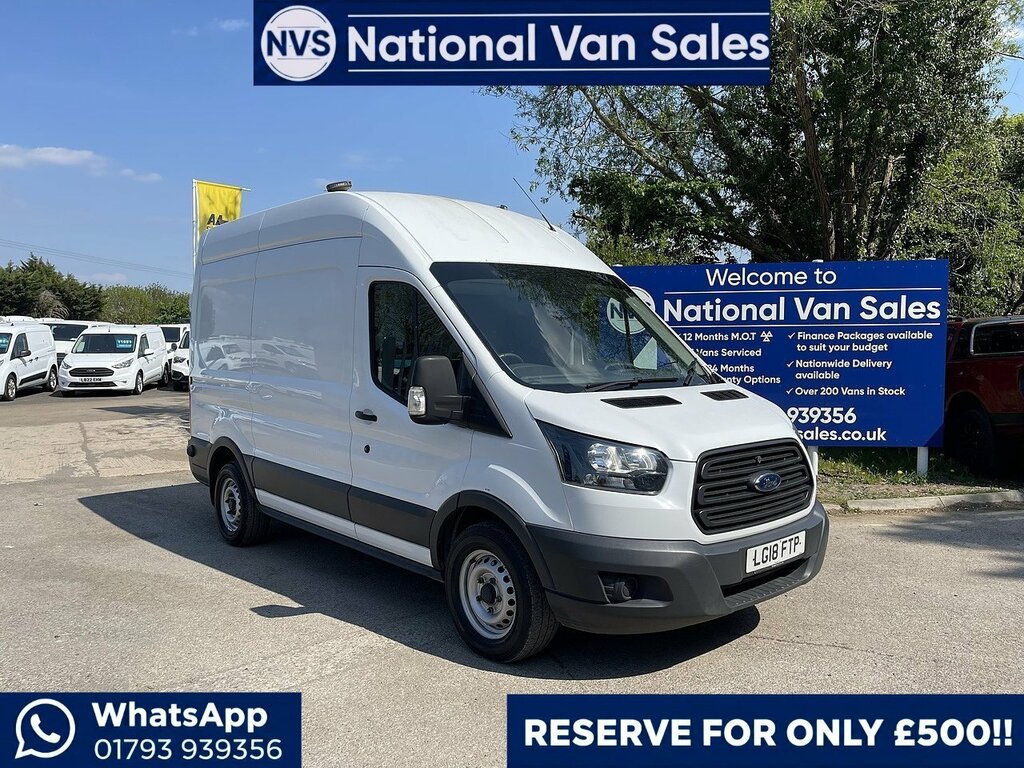 Ford Transit Custom 2.0 350 Ecoblue Fwd L2 H3 Euro 6 LG18FTP White