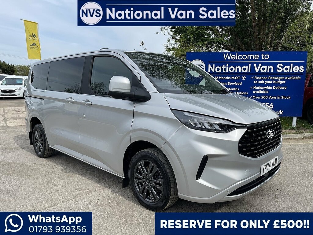 Ford Tourneo Custom 2.0 320 Ecoblue Titanium Luxe L1 Euro 6 Ss Silver