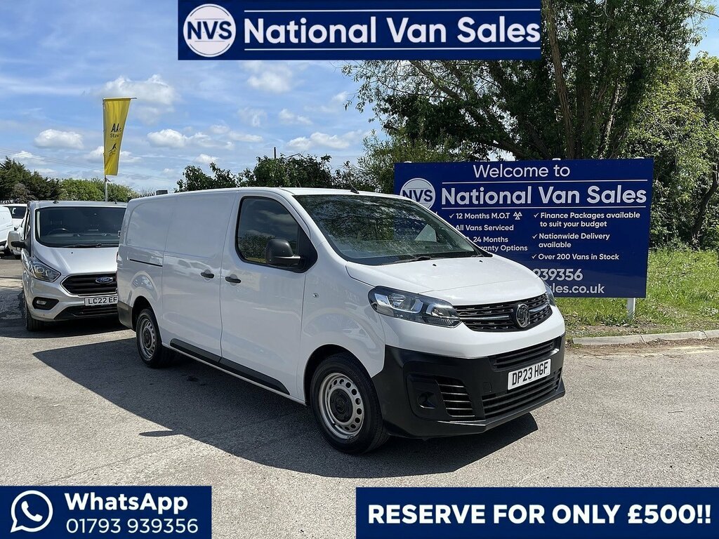 Vauxhall Vivaro 1.5 Turbo D 2900 Prime Panel Van 6Dr White