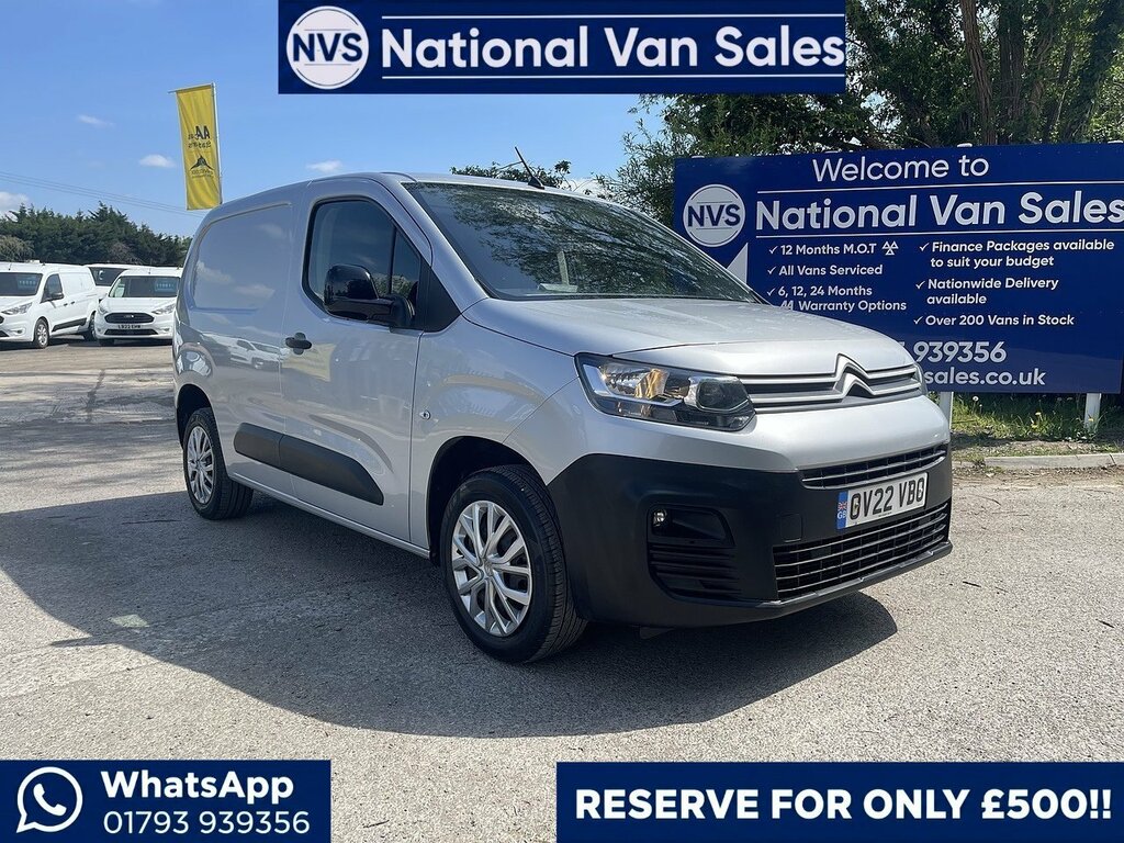 Citroen Berlingo 1.5 Bluehdi 1000 Enterprise M Pro Swb Euro 6 Ss Silver