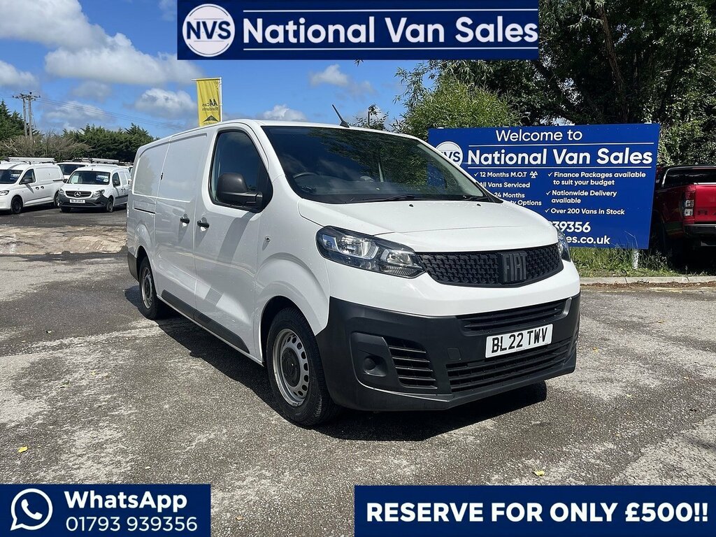 Fiat Scudo 2.0 Multijet Tecnico Lwb Euro 6 Ss 6Dr White