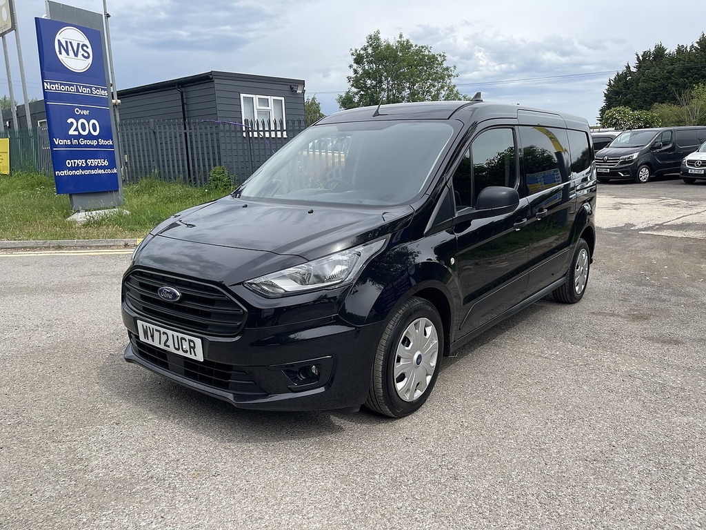 Ford Transit Connect 1.5 240 Ecoblue Trend Crew Van L2 Euro 6 Ss 6Dr WV72UCR Black #3