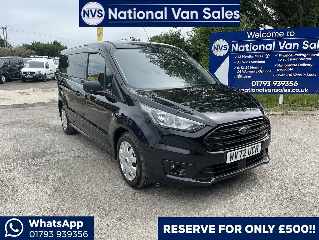 Ford Transit Connect 1.5 240 Ecoblue Trend Crew Van L2 Euro 6 Ss 6Dr Black
