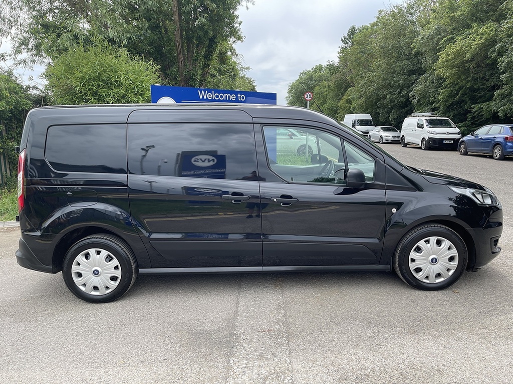 Ford Transit Connect 1.5 240 Ecoblue Trend Crew Van L2 Euro 6 Ss 6Dr WV72UCR Black #4