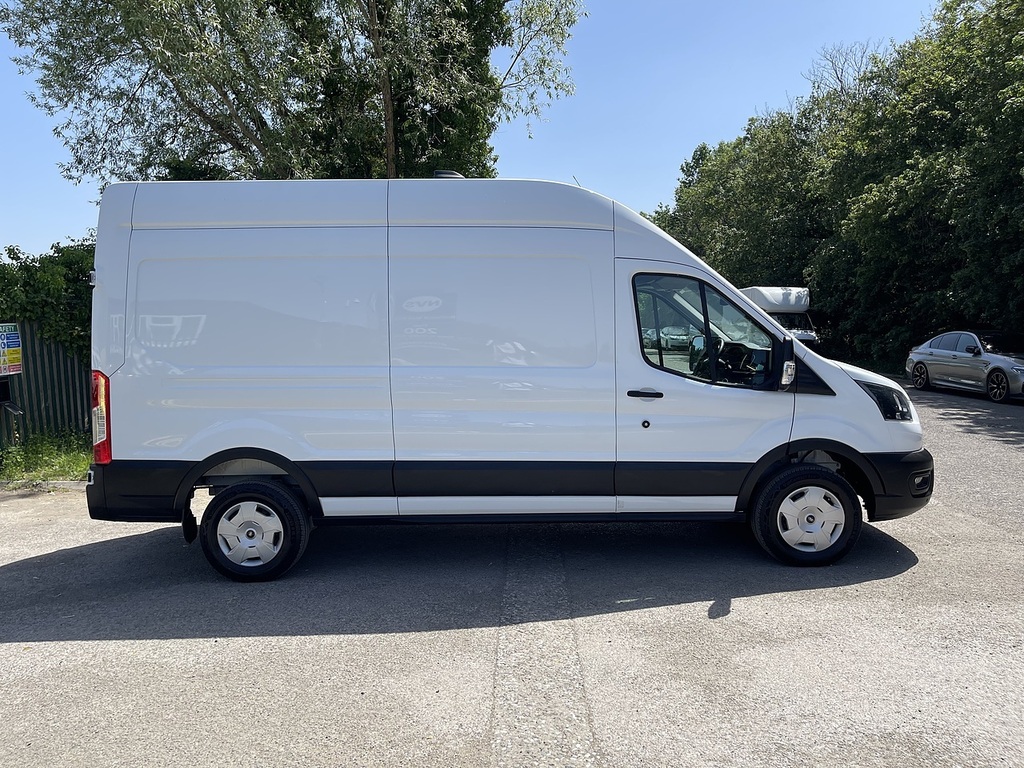 Ford Transit Custom E-transit Trend Panel Van AF74UHO White #3