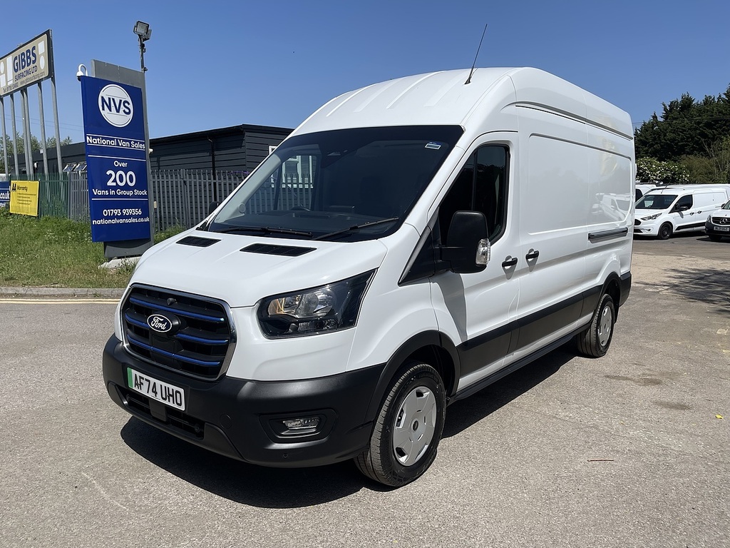 Ford Transit Custom E-transit Trend Panel Van AF74UHO White #2