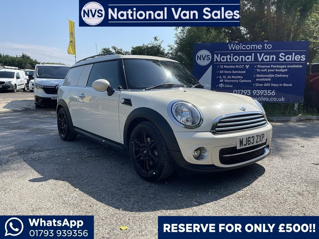 Mini Clubvan 1.6 Cooper D Euro 5 Ss White