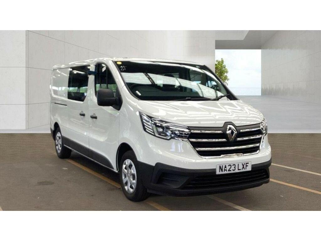 Renault Trafic 2.0 Dci Blue Ll30 Business Crew Van L2 H1 Euro 6 NA23LXF White #5