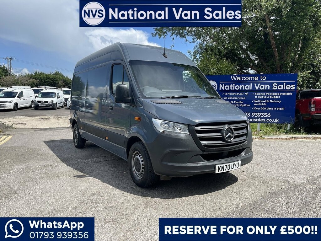 Mercedes-Benz eSprinter 55Kwh Progressive Fwd L2 H2 20Kw Charger Grey
