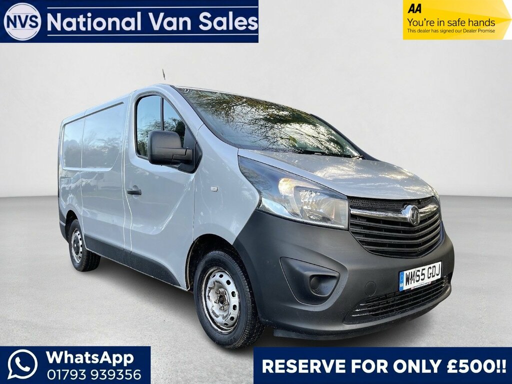 Vauxhall Vivaro 1.6 Cdti 2700 Ecoflex Panel Van Silver