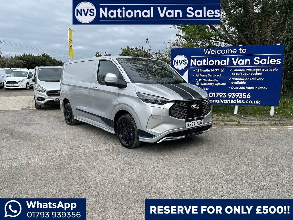 Ford Transit Custom 320 65Kwh Sport L1 H1 WR74YDG Silver