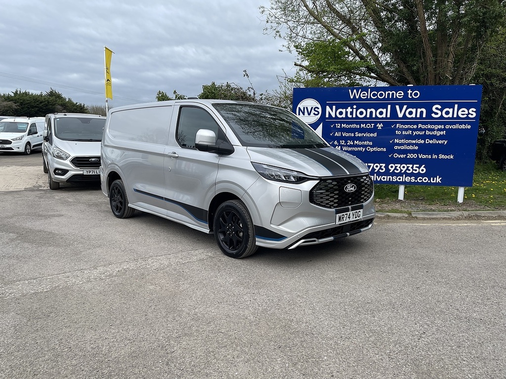 Ford Transit Custom 320 65Kwh Sport L1 H1 WR74YDG Silver #3