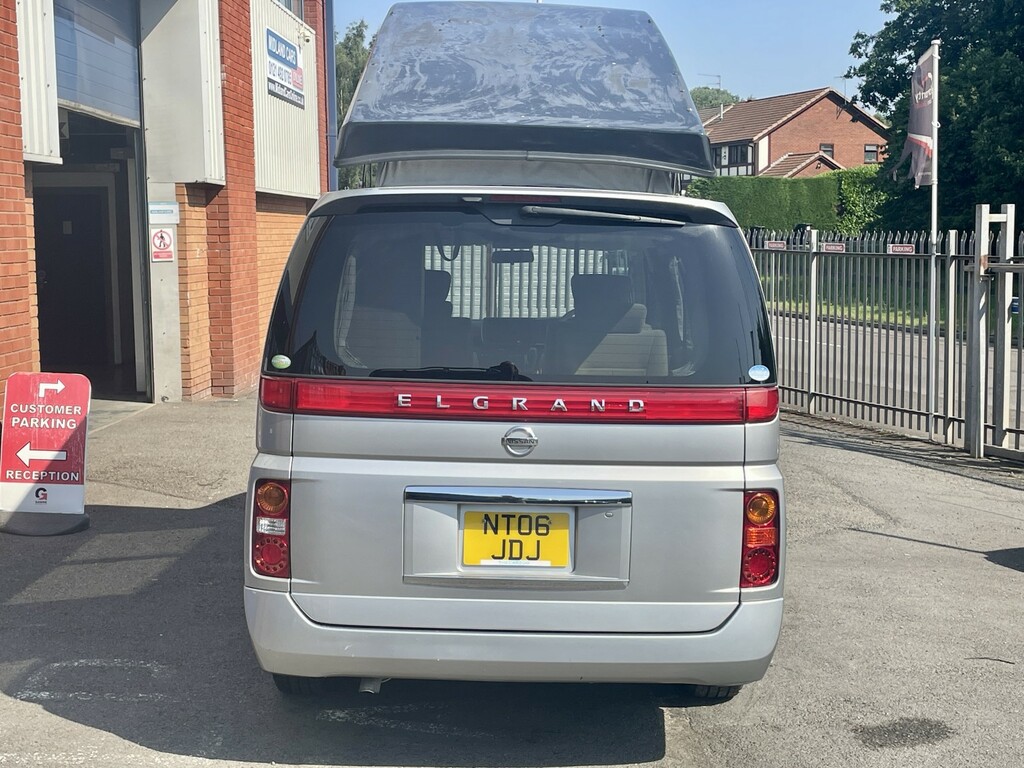 Nissan Elgrand Camper Pop Top Silver #5