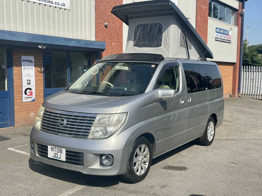 Nissan Elgrand Camper Pop Top Silver #3