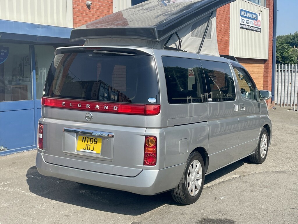 Nissan Elgrand Camper Pop Top Silver #6