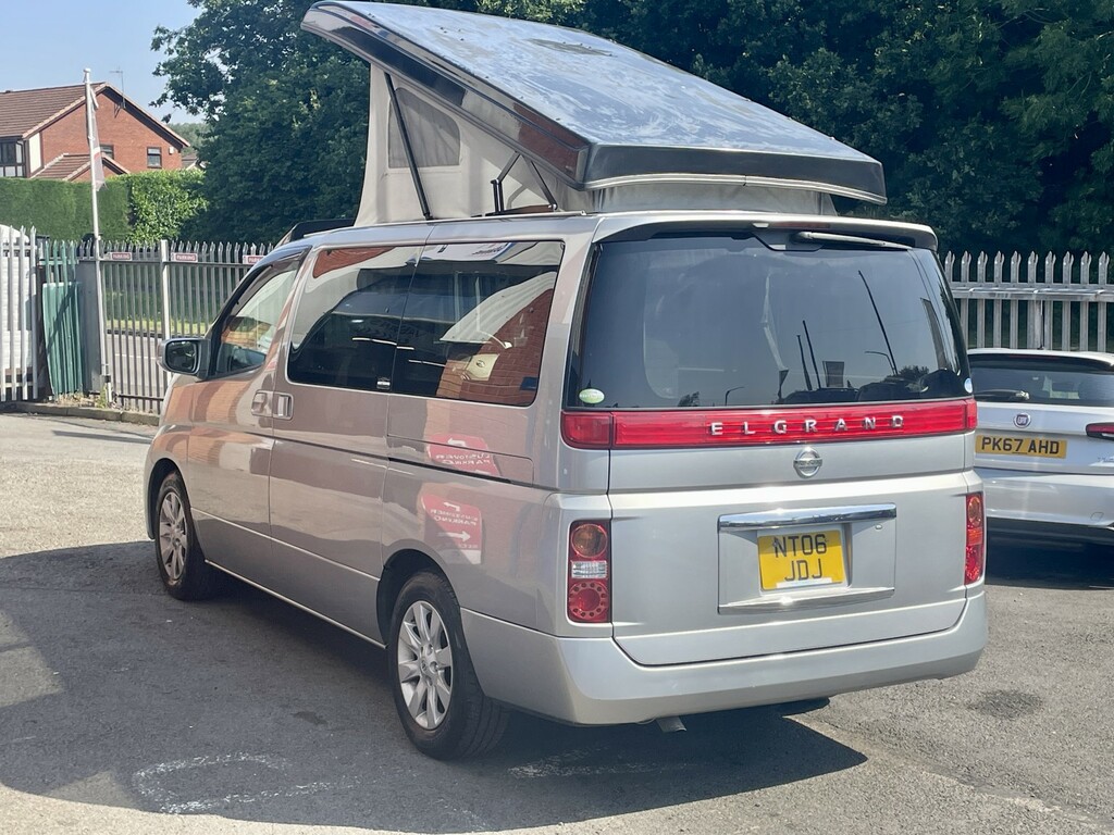 Nissan Elgrand Camper Pop Top Silver #4