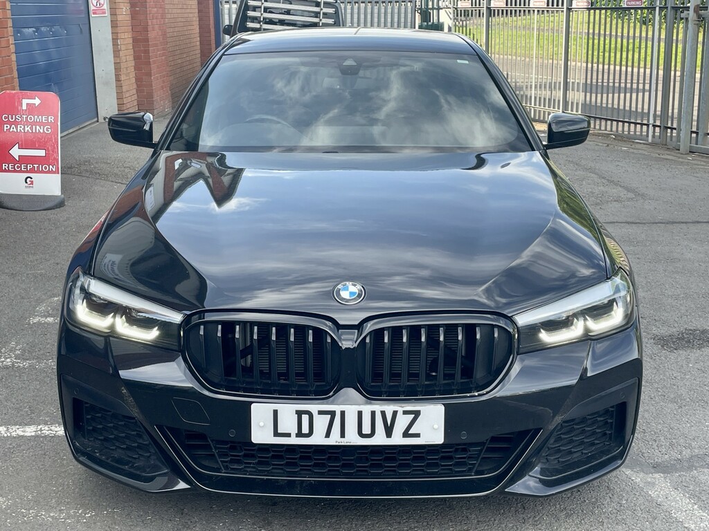 BMW 5 Series 2.0 520D M Sport Saloon Black #2