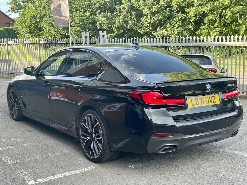 BMW 5 Series 2.0 520D M Sport Saloon Black #6