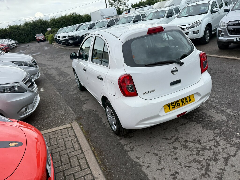 Nissan Micra Visia YS16KAA White #5