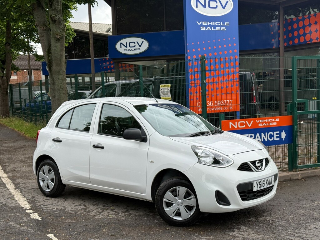 Nissan Micra Visia White