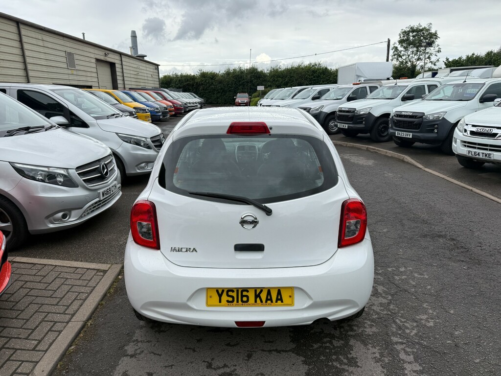 Nissan Micra Visia YS16KAA White #4
