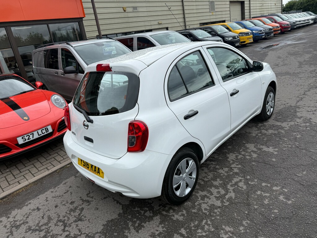 Nissan Micra Visia YS16KAA White #3
