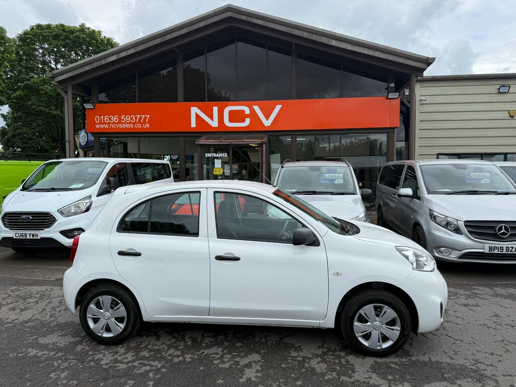 Nissan Micra Visia YS16KAA White #2