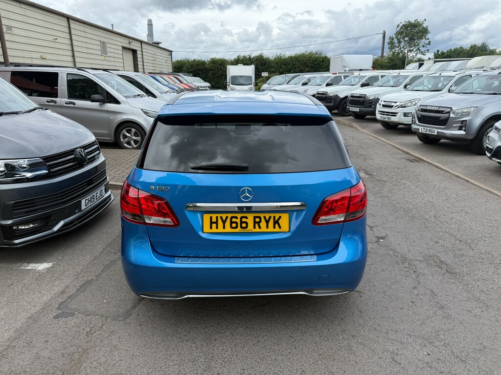 Mercedes-Benz B Class Mpv Blue #4